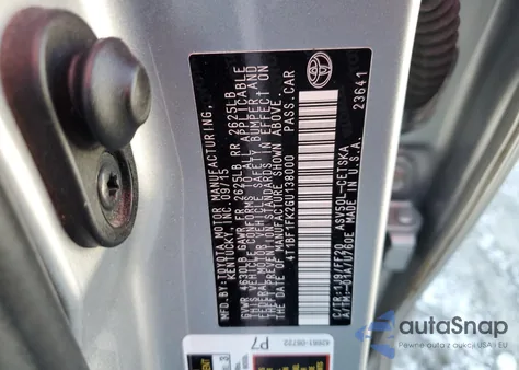 2015 Toyota Corolla L z USA, uszkodzony, nr VIN 5YFBURHE1FP358448